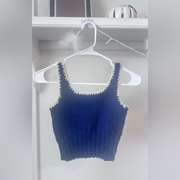 Handmade Tops - FINAL PRICE Vintage Handmade Wool Knit Tank